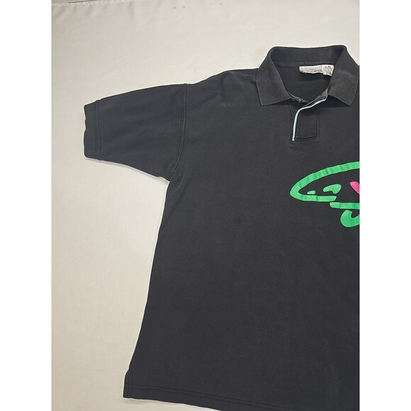 Reebok Vintage 90s Greg Norman Shark Logo Polo SHIRT SZ XL **DAMAGED*** - Picture 3 of 10
